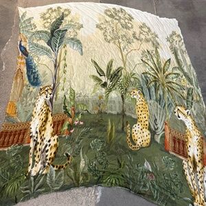 813 Ottotredici Leopards in Paradise Scarf